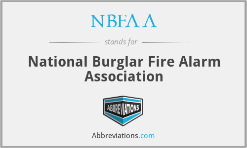 NBFAA - National Burglar Fire Alarm Association