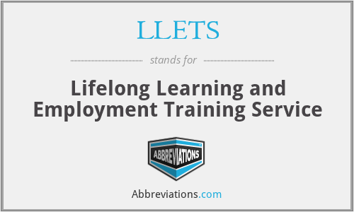 LLETS - Lifelong Learning and Employment Training Service