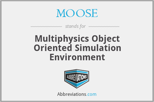 MOOSE - Multiphysics Object Oriented Simulation Environment