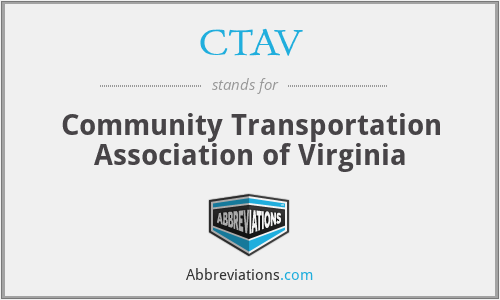 CTAV - Community Transportation Association of Virginia