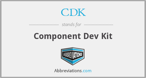 CDK - Component Dev Kit