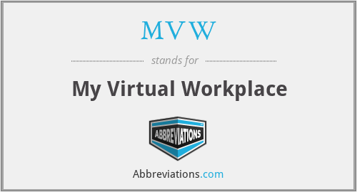 MVW - My Virtual Workplace