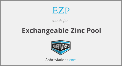 EZP - Exchangeable Zinc Pool