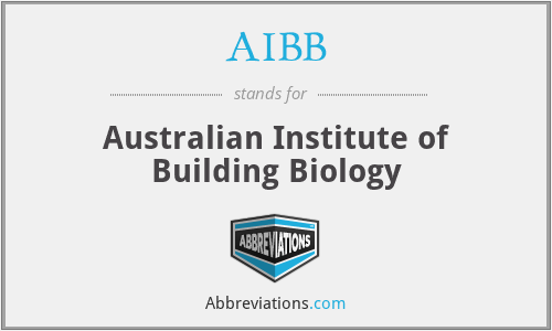 AIBB - Australian Institute of Building Biology