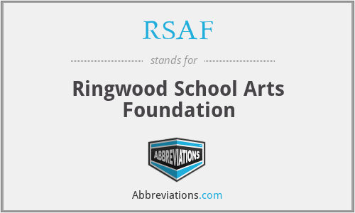 RSAF - Ringwood School Arts Foundation