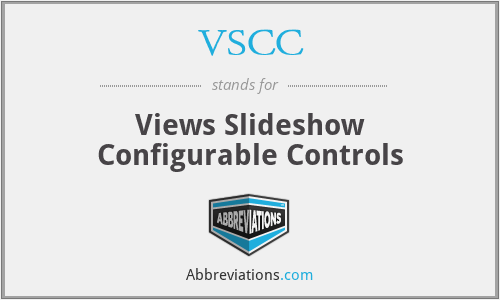 VSCC - Views Slideshow Configurable Controls