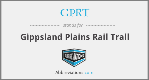 GPRT - Gippsland Plains Rail Trail