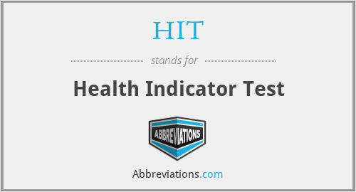 HIT - Health Indicator Test