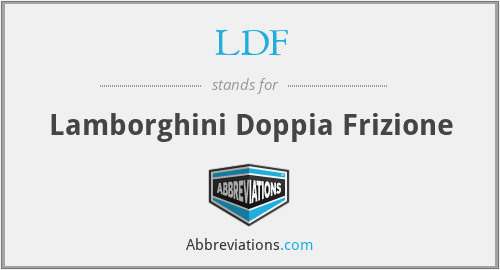 LDF - Lamborghini Doppia Frizione