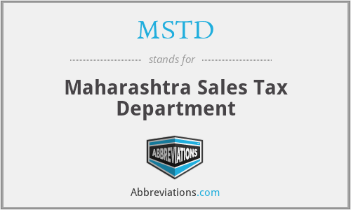 MSTD - Maharashtra Sales Tax Department