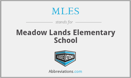 MLES - Meadow Lands Elementary School