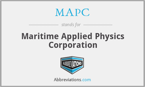 MAPC - Maritime Applied Physics Corporation