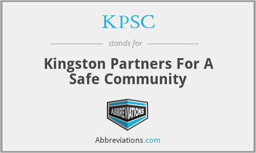 KPSC - Kingston Partners For A Safe Community