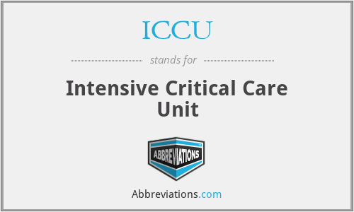 ICCU - Intensive Critical Care Unit