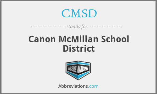 CMSD - Canon McMillan School District