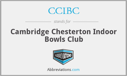 CCIBC - Cambridge Chesterton Indoor Bowls Club