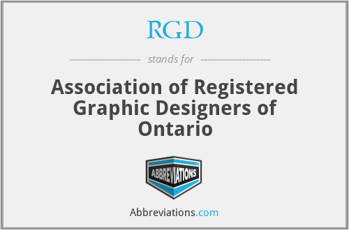 RGD - Association of Registered Graphic Designers of Ontario