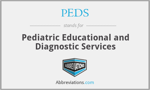 PEDS - Pediatric Educational and Diagnostic Services