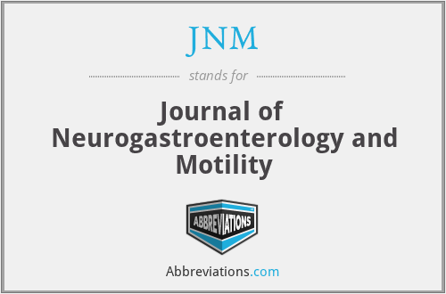 JNM - Journal of Neurogastroenterology and Motility