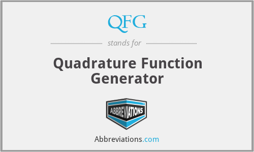 QFG - Quadrature Function Generator