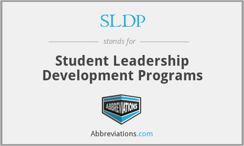 SLDP - Student Leadership Development Programs