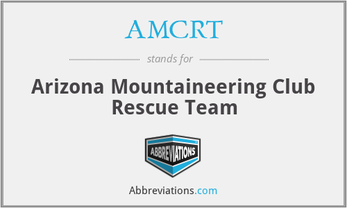 AMCRT - Arizona Mountaineering Club Rescue Team