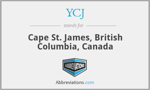 YCJ - Cape St. James, British Columbia, Canada