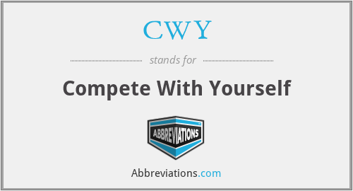 CWY - Compete With Yourself