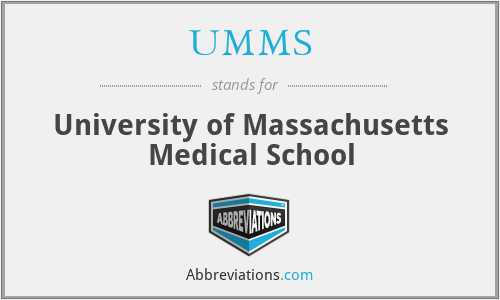 UMMS - University of Massachusetts Medical School