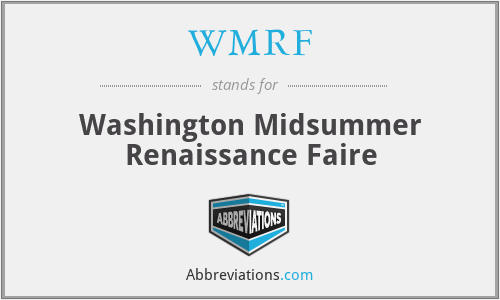 WMRF - Washington Midsummer Renaissance Faire