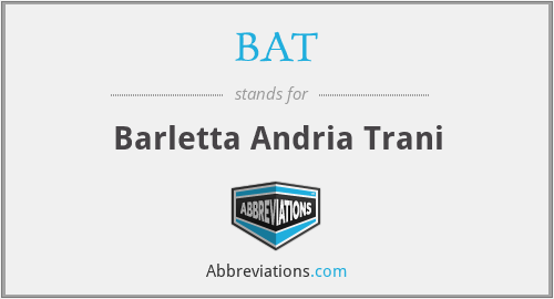 BAT - Barletta Andria Trani