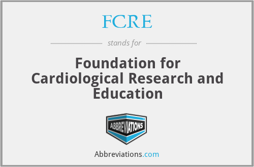 FCRE - Foundation for Cardiological Research and Education