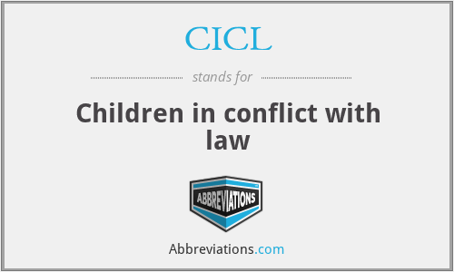 CICL - Children in conflict with law