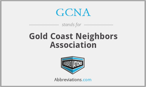 GCNA - Gold Coast Neighbors Association