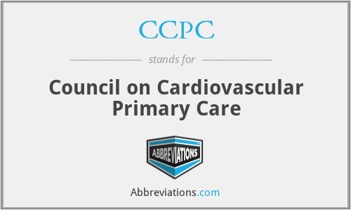 CCPC - Council on Cardiovascular Primary Care