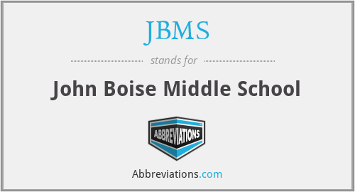 JBMS - John Boise Middle School