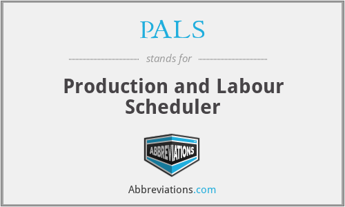 PALS - Production and Labour Scheduler