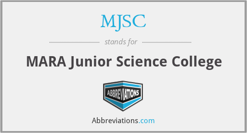 MJSC - MARA Junior Science College
