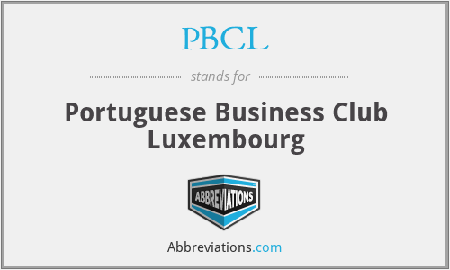 PBCL - Portuguese Business Club Luxembourg