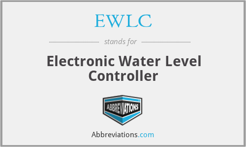 EWLC - Electronic Water Level Controller