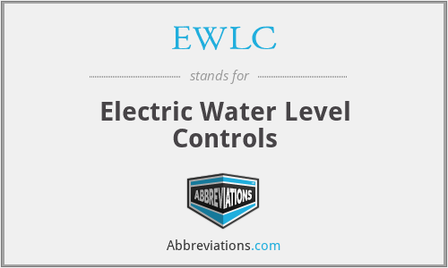 EWLC - Electric Water Level Controls