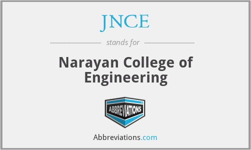 JNCE - Narayan College of Engineering
