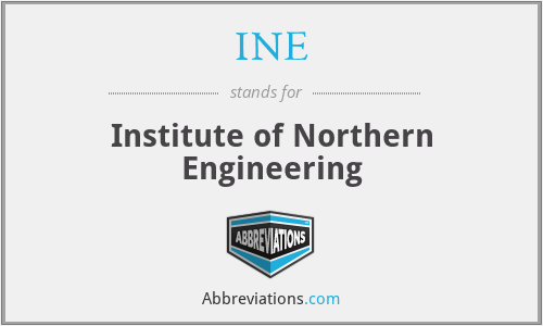 INE - Institute of Northern Engineering