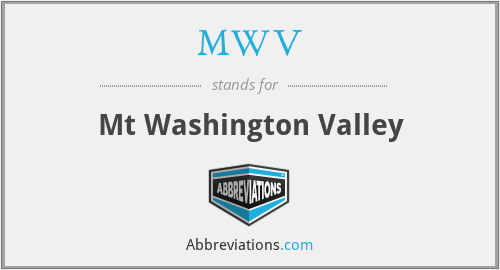 MWV - Mt Washington Valley