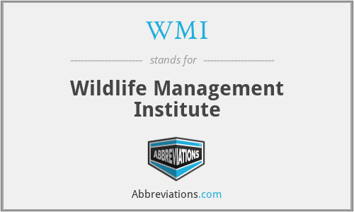 WMI - Wildlife Management Institute
