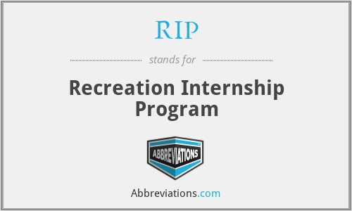 RIP - Recreation Internship Program