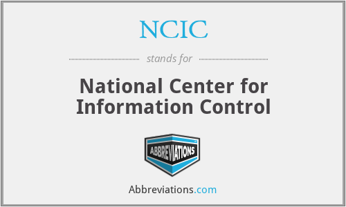 NCIC - National Center for Information Control