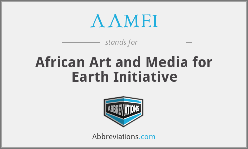AAMEI - African Art and Media for Earth Initiative