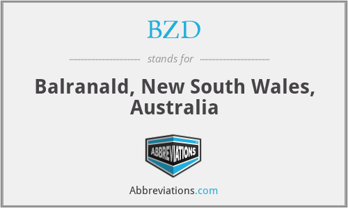 BZD - Balranald, New South Wales, Australia