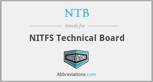 NTB - NITFS Technical Board
